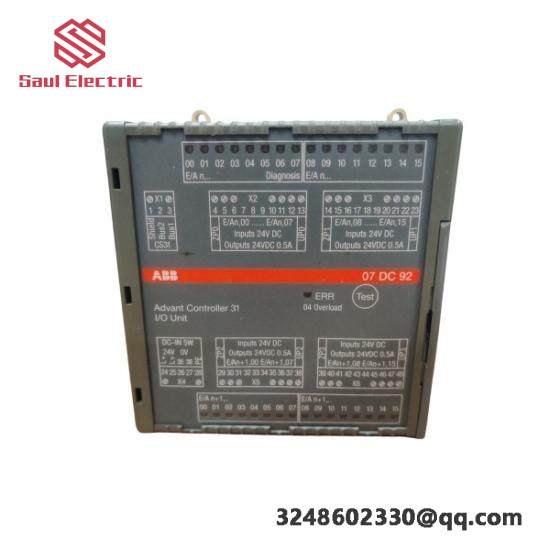 ABB 07DC92 GJR5252200R0101 Digital I/O Module