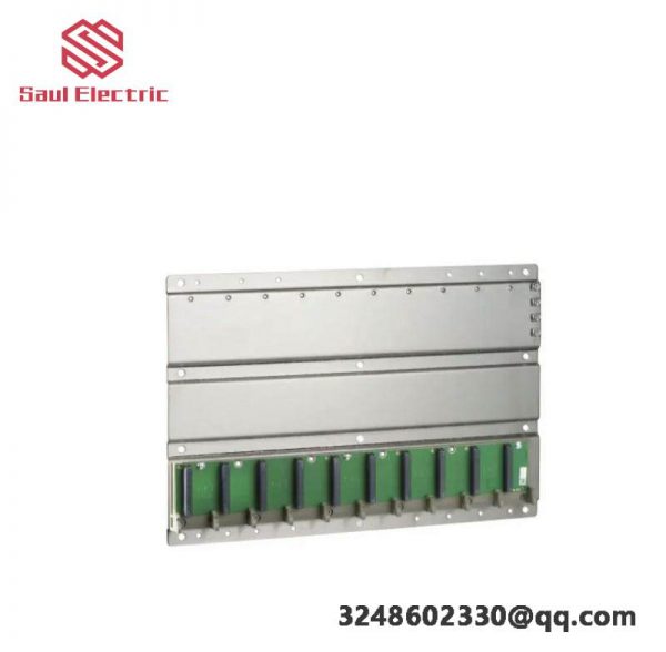 Schneider Modicon 140XBP01000: 10 Slot Backplane for Quantum PLC, Industrial Control Excellence