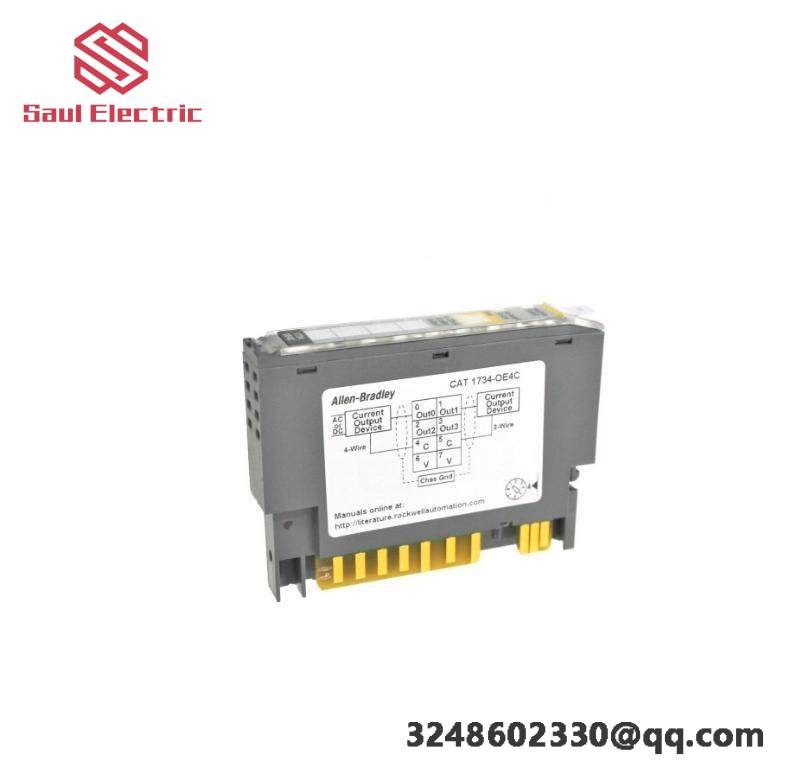 AB 1734-OE4C: Precision I/O 4-Channel Analog Current Output Module