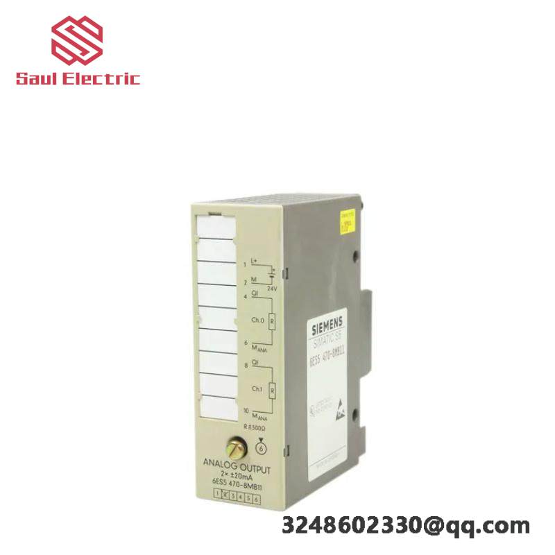 SIEMENS 6ES5470-8MB11 | Analog Output Module for Industrial Automation