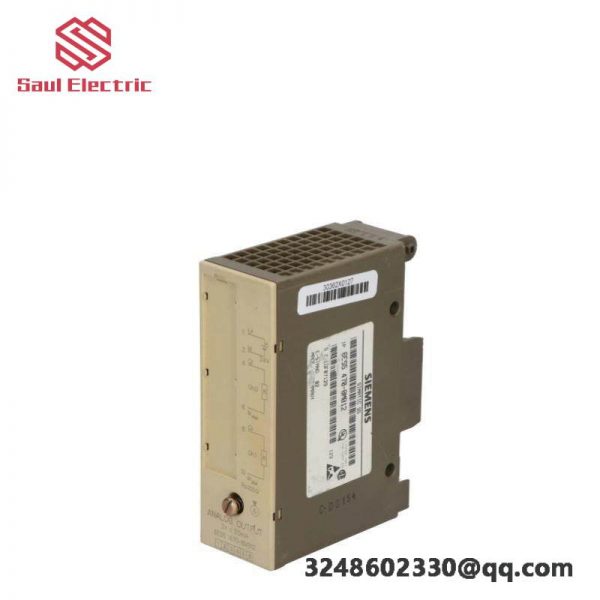 SIEMENS 6ES5470-8MB12 Analog Output Module - Compact & High-Performance PLC Component