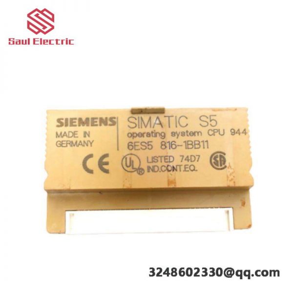 SIEMENS 6ES5816-1BB11: Advanced Control Module for Industrial Automation