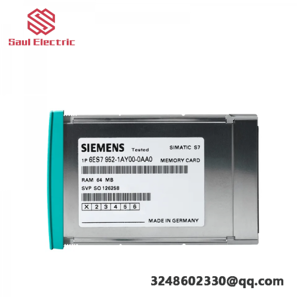 SIEMENS SIMATIC S7, 6ES7952-0KF00-0AA0 Memory Card