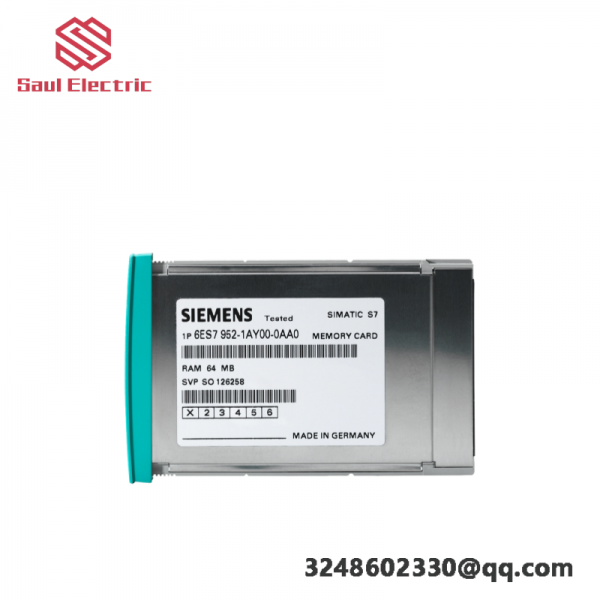 Siemens 6ES7952-1AH00-0AA0 RAM Memory Card for Industrial Control Systems