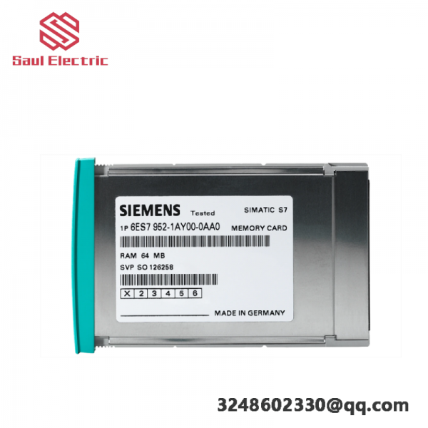 SIEMENS 6ES7952-1AL00-0AA0 RAM Memory Card for S7-400 Series