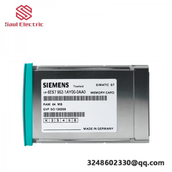 SIEMENS 6ES7 952-1AL00-0AA0 - Advanced RAM Memory Card for SIMATIC S7, Industrial Control