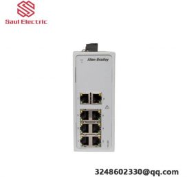 AB Industrial Controls 1783-US08T Ethernet Switch, Optimized for Industrial Networking