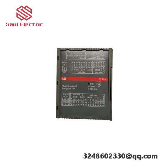 ABB 07AI91 WTAI91 GJR5251600R4202: High-Performance Analog I/O Module for Industrial Control Systems