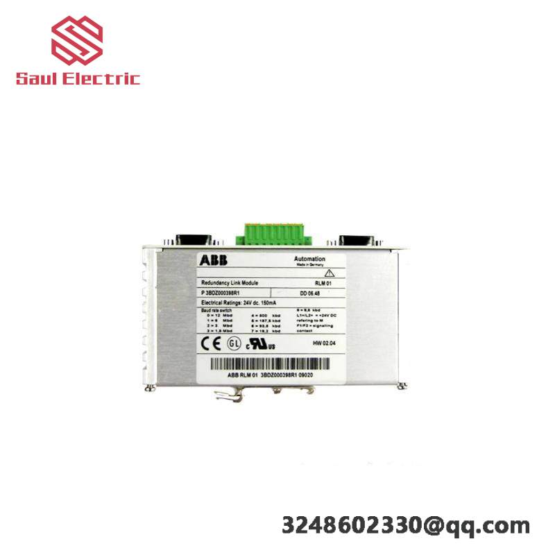 ABB 3BDZ000398R1 RLM01 PROFIBUS Redundancy Link Module