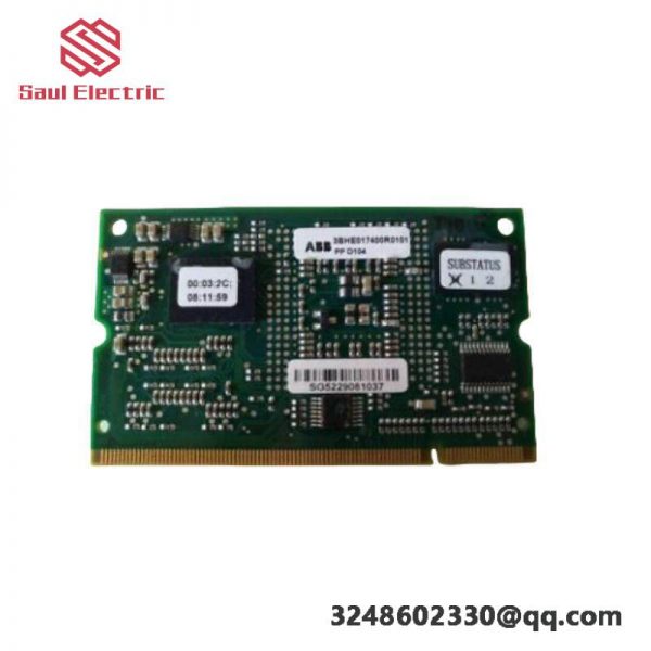 ABB 3BHE017400R0101: Advanced Main Control Board for Industrial Automation