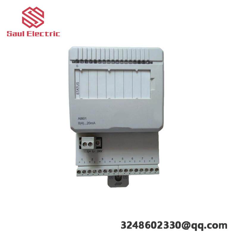 ABB 3BSE020512R1 AI801: 8-Channel Analog Input Unit for Precision Control Applications