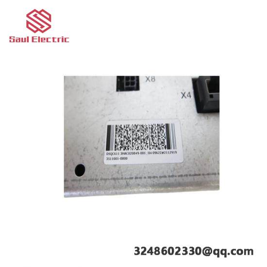 ABB 3HAC020849-001 | Contactor Board Unit | DCS Module