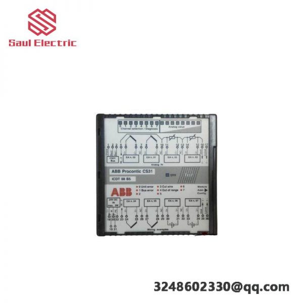 ABB CS31 ICDT08B5 GJR5251600R0101 Analog Input Module: High-Performance Data Acquisition