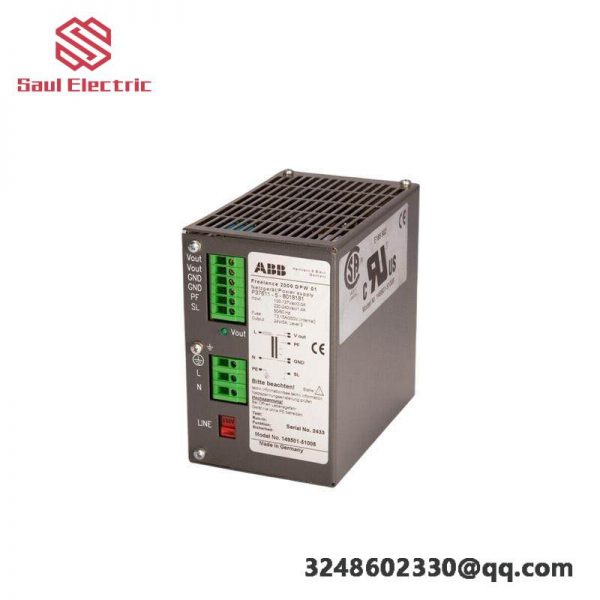 ABB DPW01 Power Supply Module, Advanced Energy Management Solutions