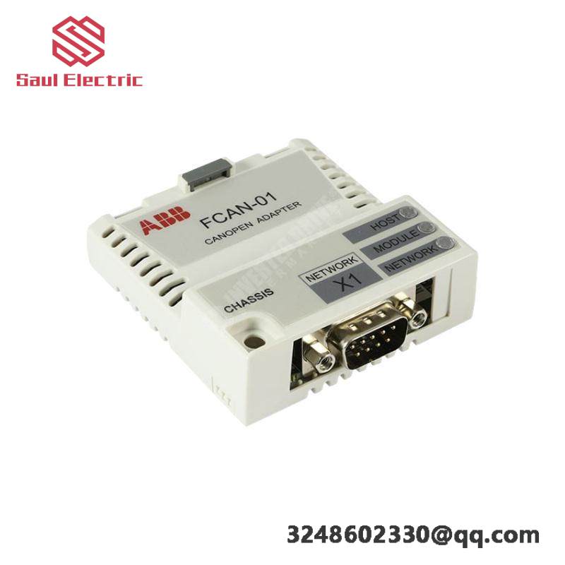 ABB FCAN-01 CAN Bus Adapter Module for Industrial Automation