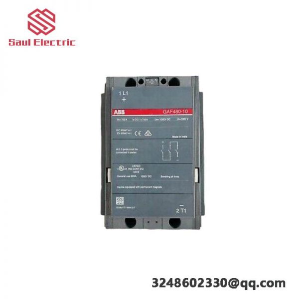 ABB GAF 460-10-11 DC Contactors: Precision and Reliability for Industrial Automation