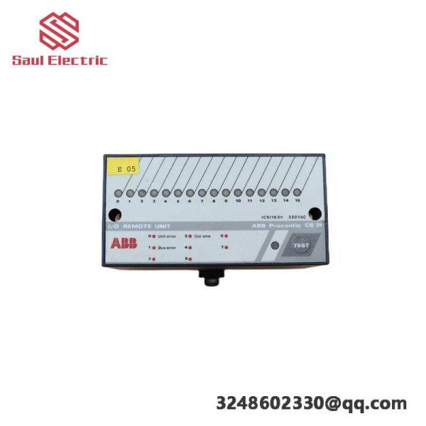 ABB Procontic CS31 ICSI16D1 I/O REMOTE UNIT