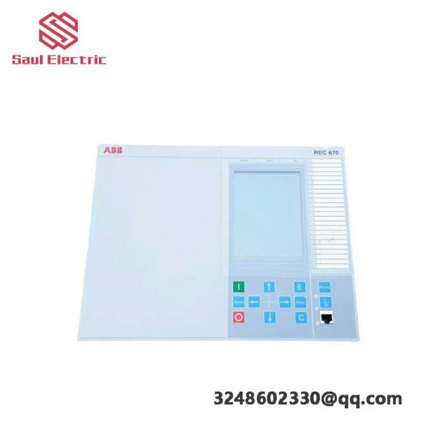 ABB REC670 1MRK000008-NB: Bay Control Display for Industrial Automation