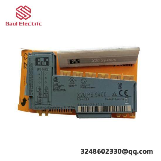 B&R X20BR9300 Automation X2X Link Bus Receiver, High Performance Isolated Supply for Industrial Control