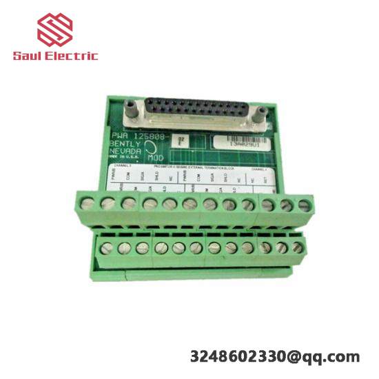 BENTLY NEVADA 125808-02A: Advanced Terminal Block Board for Industrial Control Systems