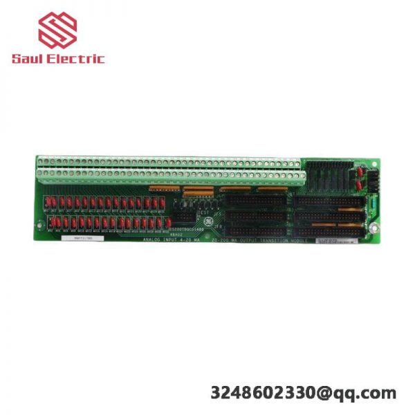 GE DS200TBQCG1ABB: Advanced Analog Termination Board for Industrial Control Systems