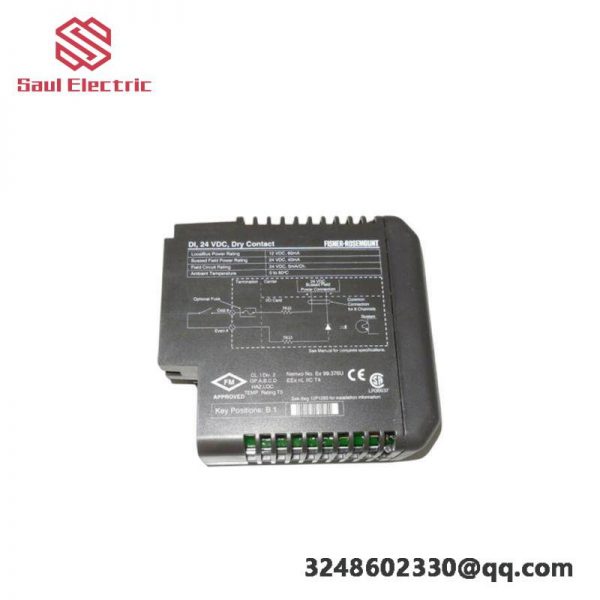 Emerson KJ3001X1-BB1 12P0550X132 VE4001S2T2 Contact Card: Advanced Industrial Control Module