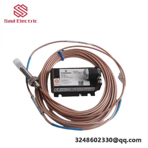 Emerson PR6423/002-131 CON021 Eddy Current Displacement Sensor: Precision Measurement for Industrial Control