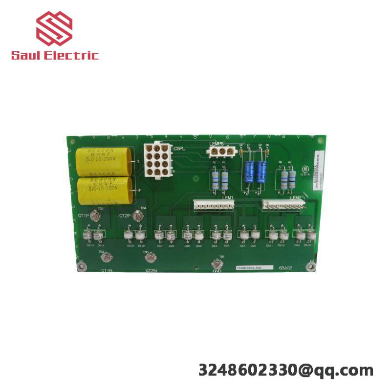 General Electric DS200FCSAG1A/ACB - High-Precision Current Sensing Interface for Turbine Control Systems