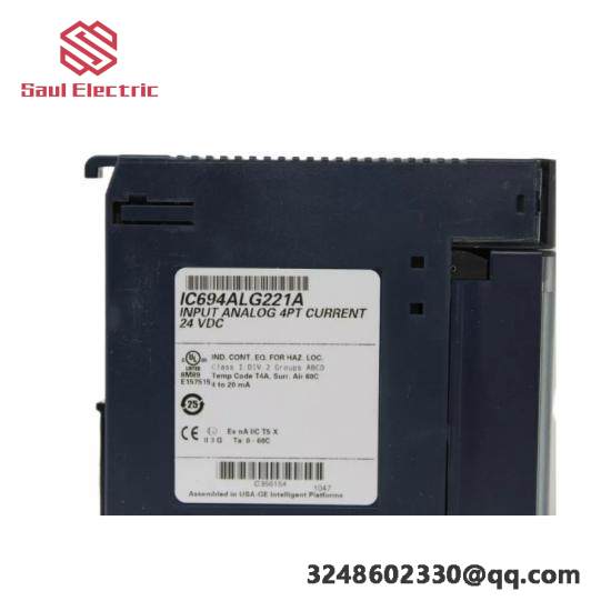 GE FANUC PLC IC694ALG221: Industrial Automation Control Module