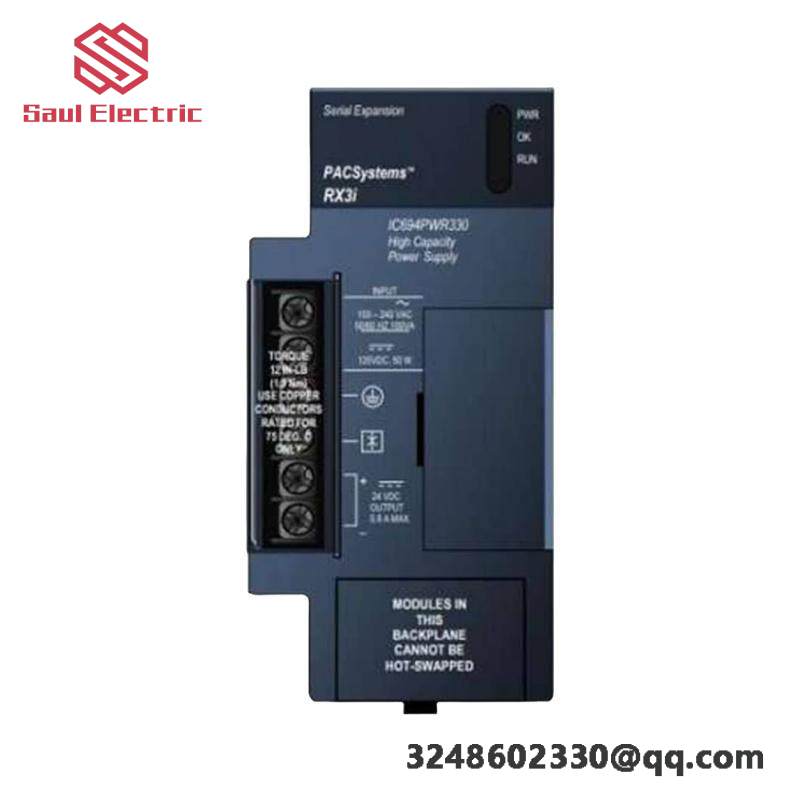 GE Fanuc IC694PWR321 Power Supply, Precision for Industrial Control