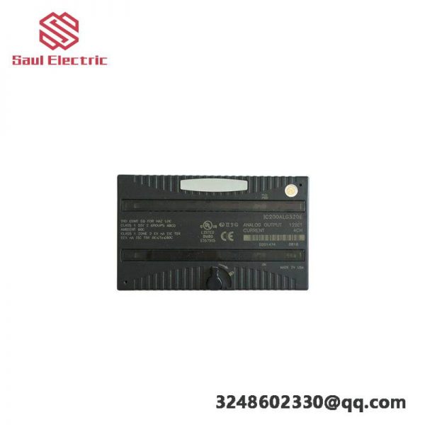 GE IC200ALG320 Output Module: Advanced Control for Industrial Automation