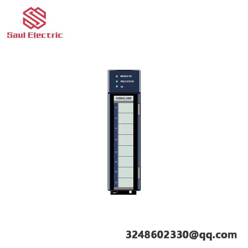 GE IC695ALG600 - Modular Analog Input Module, Efficient Data Acquisition Solution