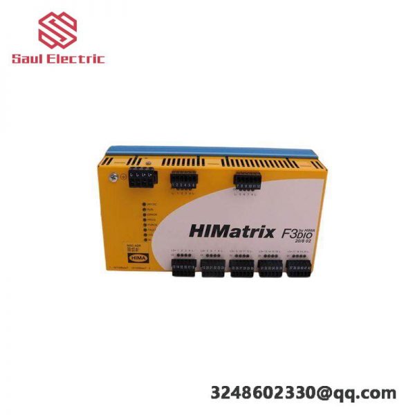 HIMA F3DIO20/802: 8-Channel Digital Input Module for Industrial Automation