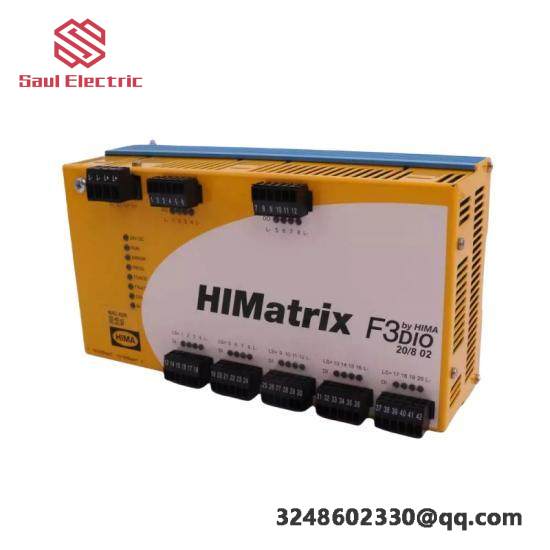 HIMA Himatrix F3DIO20802 - HIMA's Cutting-Edge Himatrix F3 DIO 20/8 02 Module