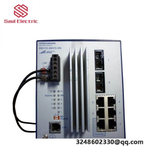 Hirschmann RS2-FX-SM/FX-SM Ethernet Rail Switch - Industrial Control Module