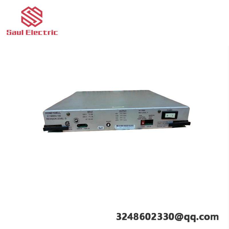 Honeywell 51196655-100 Power Supply, for Industrial Control Applications