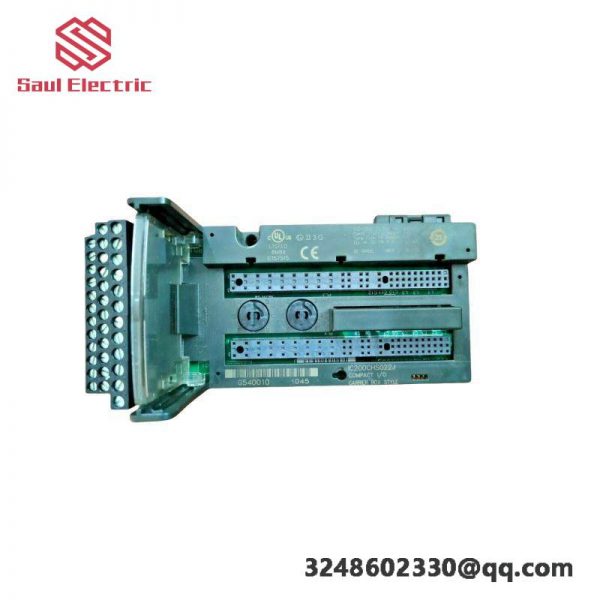 GE IC200CHS022J: High-Precision Analog Input Module for Industrial Automation