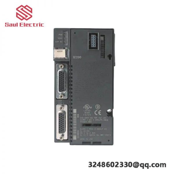 GE IC200ETM001: Industrial Control Module for Enhanced Process Automation