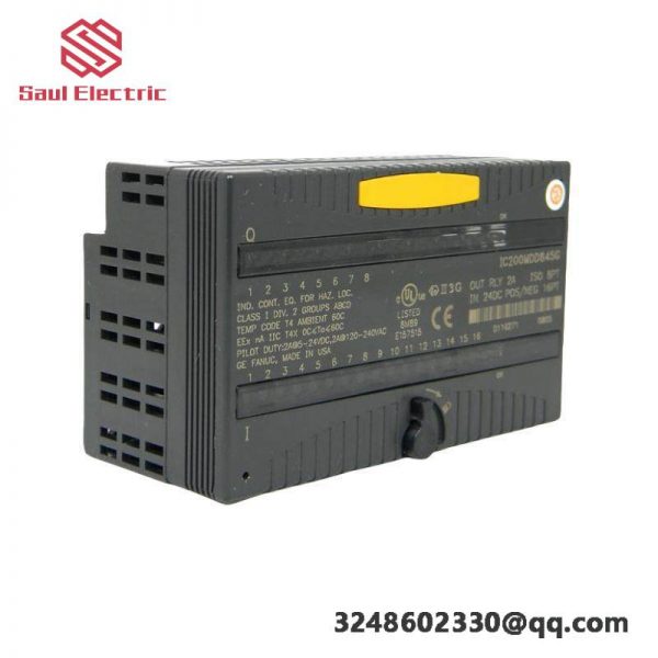 GE Fanuc IC200MDD845: Mixed Input/Output Module for Advanced Control Solutions