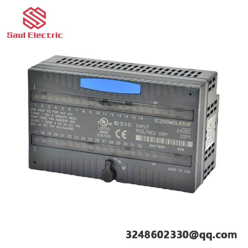 GE IC200MDL650F - VersaMax 24VDC Input Modules