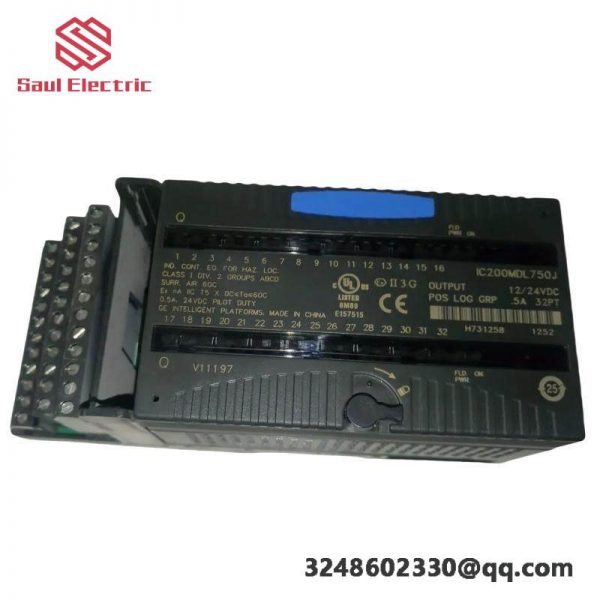 GE IC200MDL750J: High-Performance VersaMax Discrete Output Module