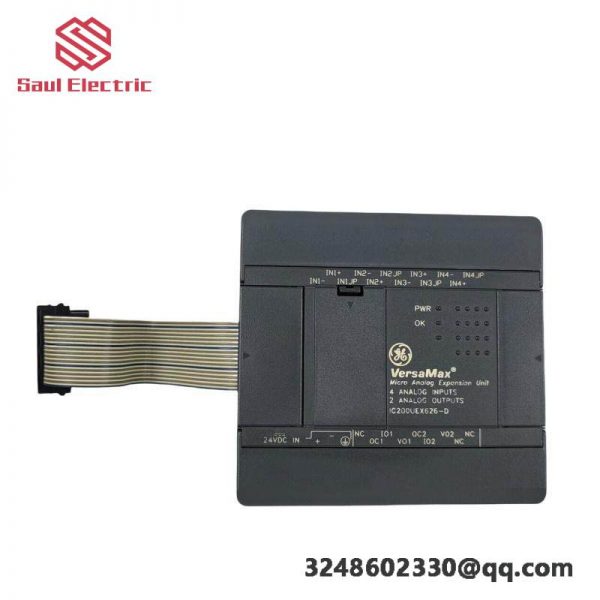 GE IC200UEX626: 6-Channel Analog Expansion Module - Advanced Industrial Control Solution