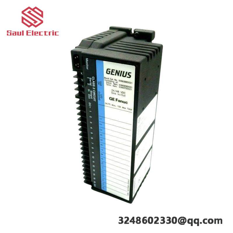 General Electric IC660BBD021 GE Fanuc Serial I/O Block for Industrial Control Systems