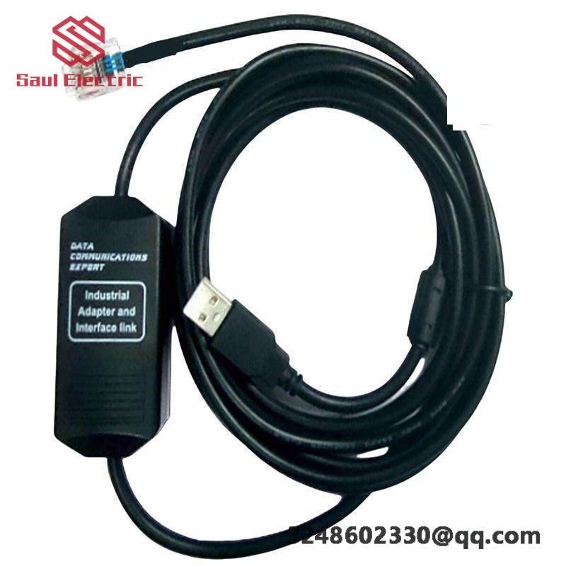 GE IC693CBL316 Cable, High-Speed RS-232 Programming, 3m Length, Requires Adapter