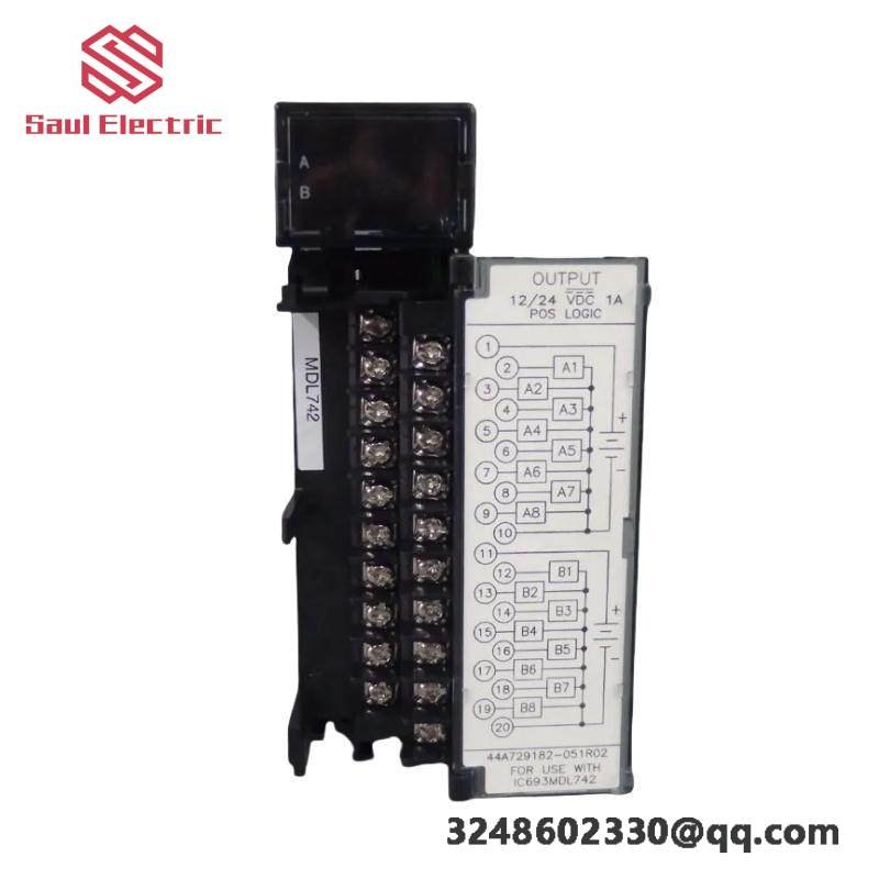 GE IC693MDL742C - Advanced ESCP Output Module, Precision & Reliability for Industrial Automation