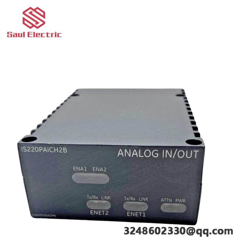 GE IS220PAICH2B: Industrial Control Analog In/Out Module with 200 mA