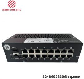 GE IS420ESWBH1A Industrial Ethernet Switch, Fiber & Copper Ports, Mark VIe Series