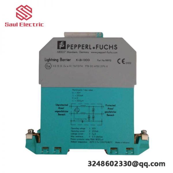 Pepperl Fuchs K-LB-1.30G Surge Protection Barrier: Advanced ESD Protection for Industrial Control Systems