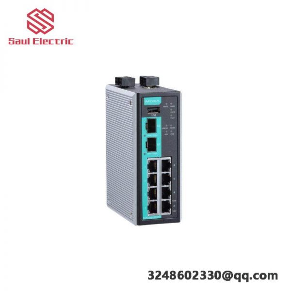 MOXA EDR-810-2GSFP Industrial Secure Router Switch - High-Speed, Secure Networking for Manufacturing Environments