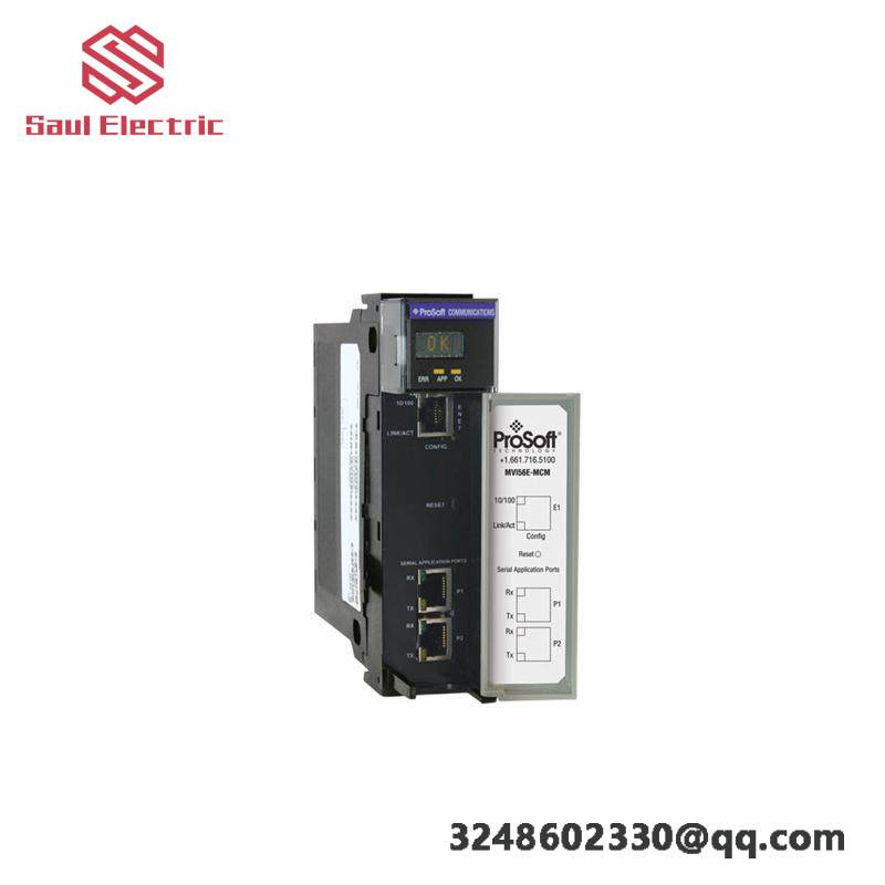 PROSOFT MVI56E-MNET INTERFACE MODULE: Advanced Ethernet Communication for Industrial Control